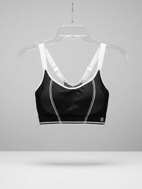 New, New Balance Sports Bra - Black & White - Large